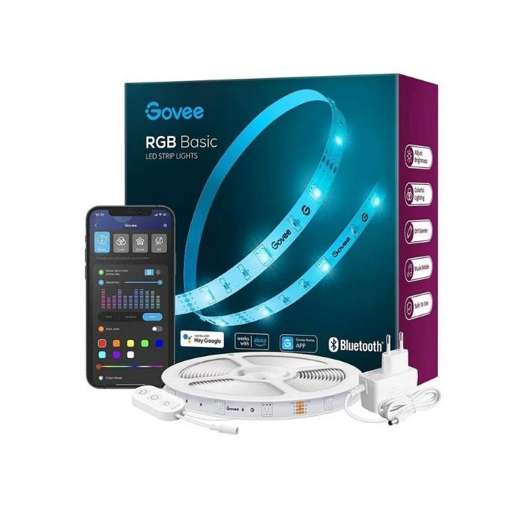 Govee Basic 5m LED striscia RGB Wi-Fi H615A3A1