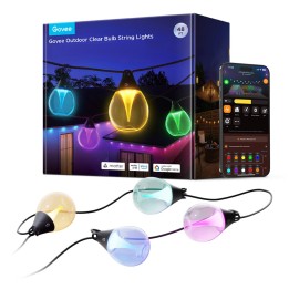 Govee H7025 RGBICW luci stringa LED da esterno 14.63m 2.4GHz Wi-Fi + Bluetooth