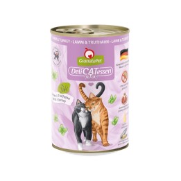 GRANATAPET DeliCATessen Agnello e tacchino - cibo umido per gatti - 400g