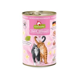 GRANATAPET DeliCATessen Salmone e frutti di mare - cibo umido per gatti - 400g
