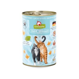 GRANATAPET DeliCATessen Salmone e tacchino - cibo umido per gatti - 400g