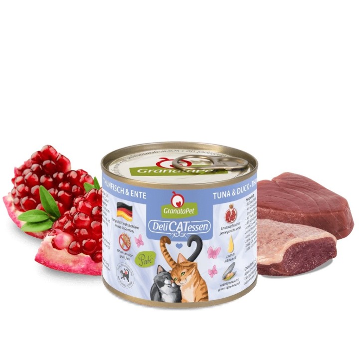 GRANATAPET DeliCATessen Tonno e anatra - cibo umido per gatti - 200g