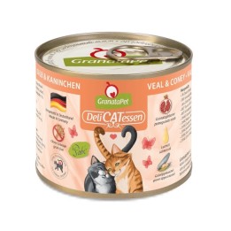 GRANATAPET DeliCATessen Vitello e coniglio - cibo umido per gatti - 200g