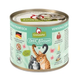 GRANATAPET DeliCATessen Cervo e tonno - cibo umido per gatti - 200g