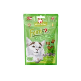 GRANATAPET FeiniSnack Pollame e erba gatta - snack per gatti - 50g