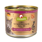GRANATAPET Symphonie No.10 Cinghiale e anatra - cibo umido per gatti - 200g