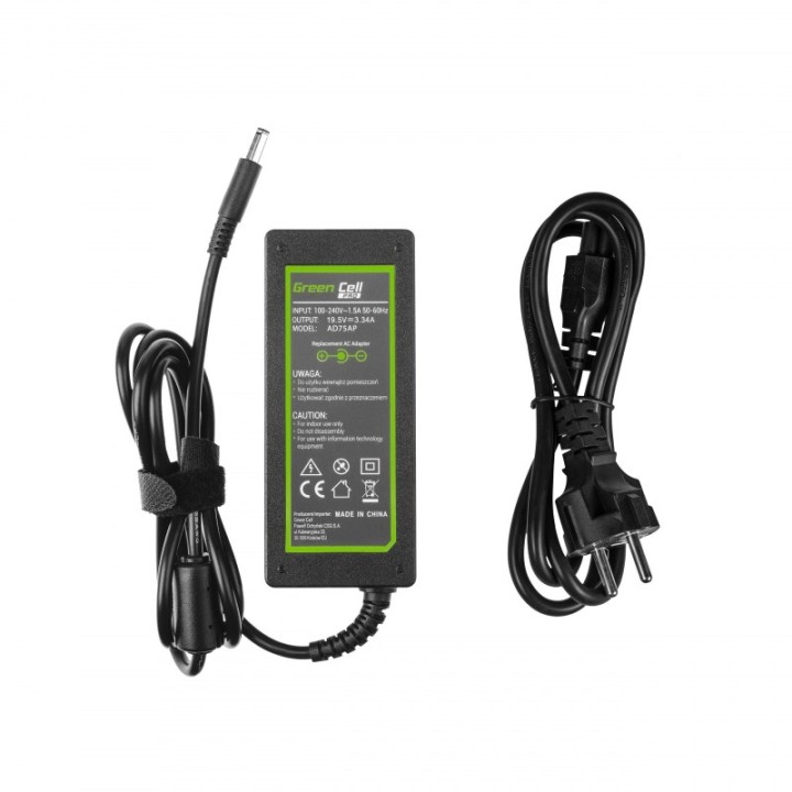Green Cell AD75AP adattatore alimentazione/inverter Interno 65 W nero