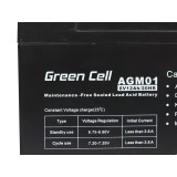 Green Cell AGM Batteria 6V 12Ah 12.000 mAh piombo sigillato (VRLA)