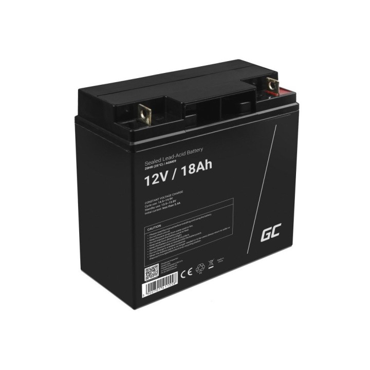 Green Cell AGM09 Batteria industriale ricaricabile piombo sigillato (VRLA) 18000 mAh 12 V