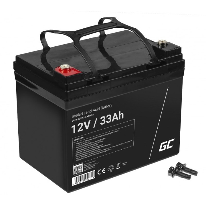Green Cell AGM21 UPS batteria Piombo-acido sigillato (VRLA) 12 V 33 Ah