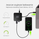 Green Cell AK61 docking station/replicatore porte notebook USB 3.2 Gen 1 (3.1 Gen 1) Type-C Argento
