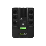 Green Cell AiO 800VA LCD Line-Interactive 0.8 kVA 480 W 6 AC outlet(s)