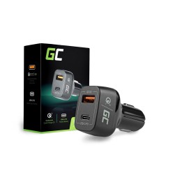 Green Cell CAD33 caricabatterie per dispositivi mobili nero per interni