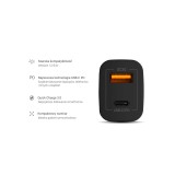 Green Cell CAD33 caricabatterie per dispositivi mobili nero per interni