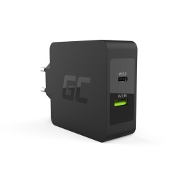 Green Cell CHAR10 caricabatterie per dispositivi mobili nero uso interno