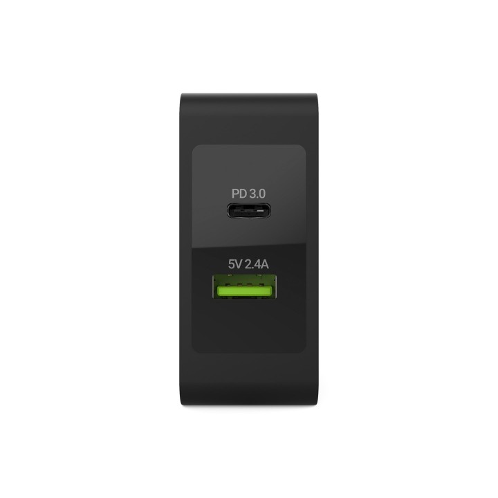Green Cell CHAR10 caricabatterie per dispositivi mobili nero uso interno