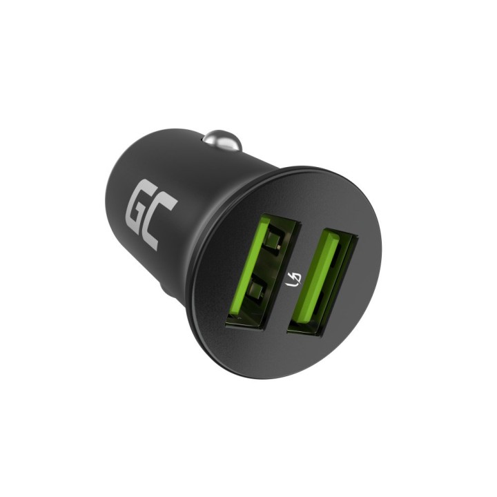 Green Cell caricabatterie per auto GC PowerRide Nano36 36W 6A 2x USB-A