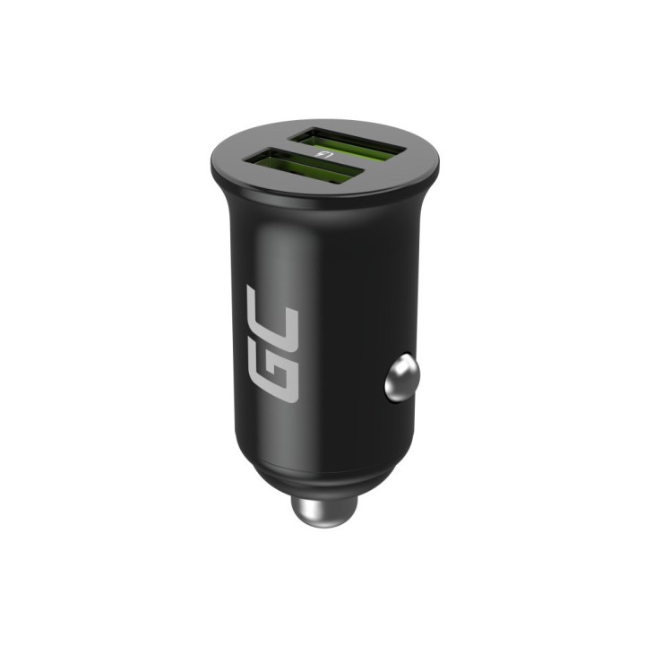 Green Cell caricabatterie per auto GC PowerRide Nano36 36W 6A 2x USB-A