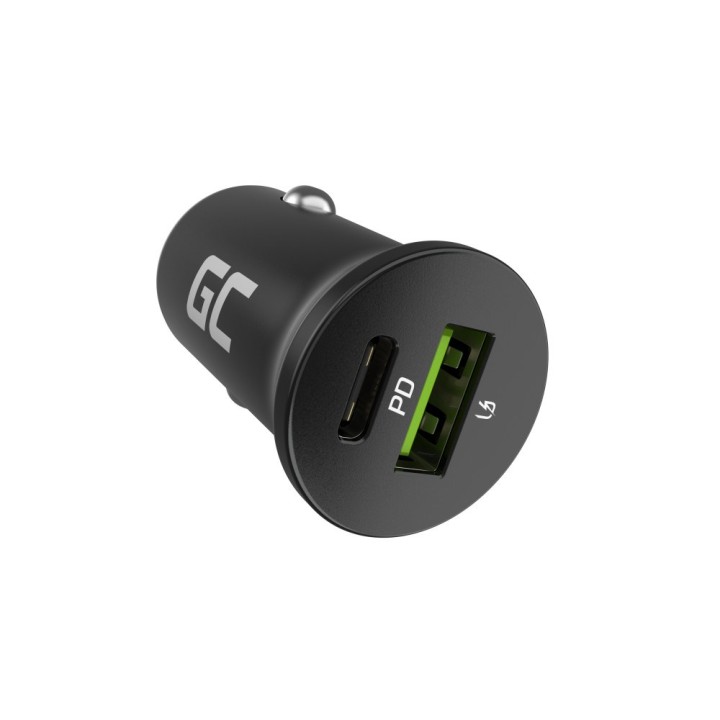 Green Cell GC PowerRide Nano38 38W 6A 1x USB-C 1x USB-A caricabatterie per auto