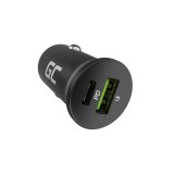 Green Cell GC PowerRide Nano38 38W 6A 1x USB-C 1x USB-A caricabatterie per auto