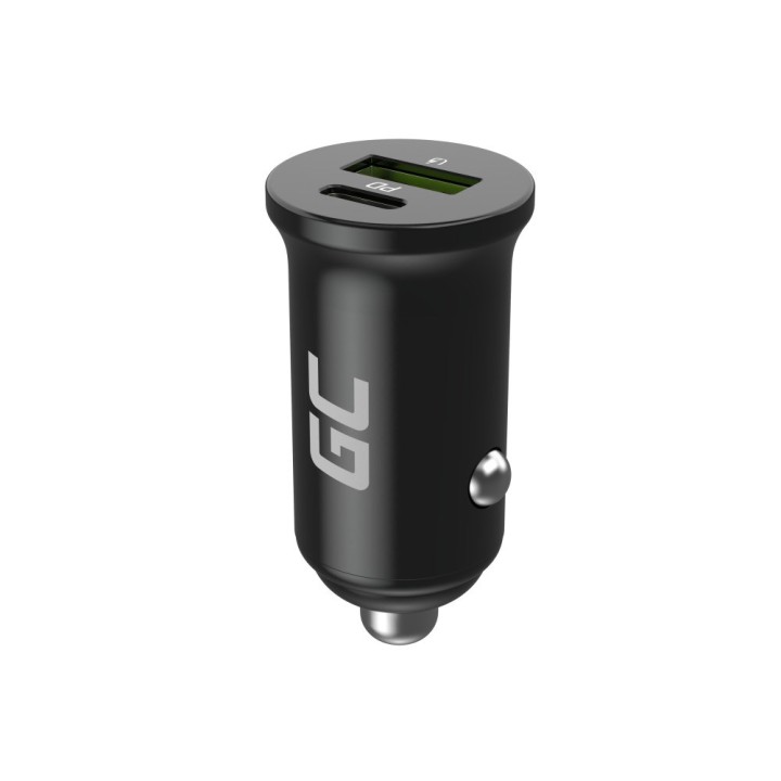 Green Cell GC PowerRide Nano38 38W 6A 1x USB-C 1x USB-A caricabatterie per auto