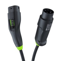Green Cell Habu EVGC01 Caricabatterie mobile EV per veicoli elettrici 11 kW 7 m Tipo 2 CEE Wallbox nero