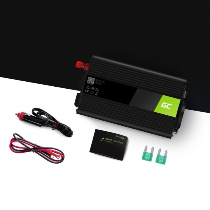 Green Cell INV02DE Adattatore/inverter per auto 300 W nero
