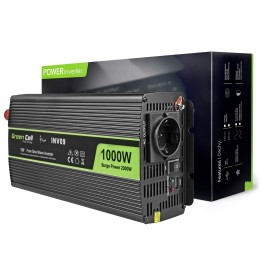 Green Cell INV09 Adattatore/inverter per auto 1000 W nero