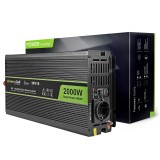 Green Cell INV10 Adattatore/inverter per auto 2000 W nero