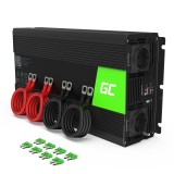 Green Cell INV12 Adattatore/inverter per auto 3000 W nero