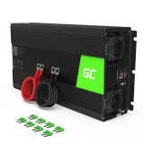 Green Cell INV24 alimentatore/inverter auto 1500 W nero