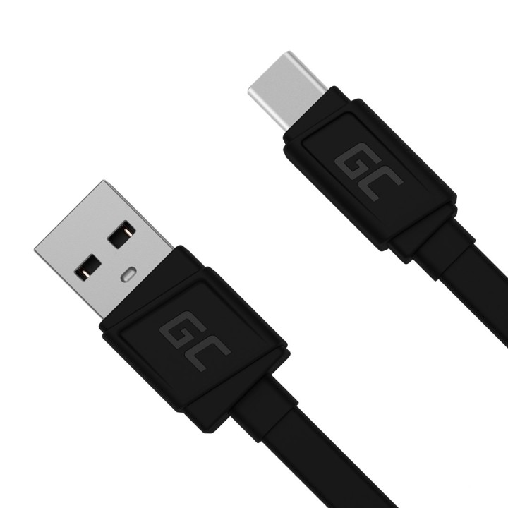 Green Cell KABGC03 USB cavo 0.25 m USB A USB C 0.48 Gbit/s nero
