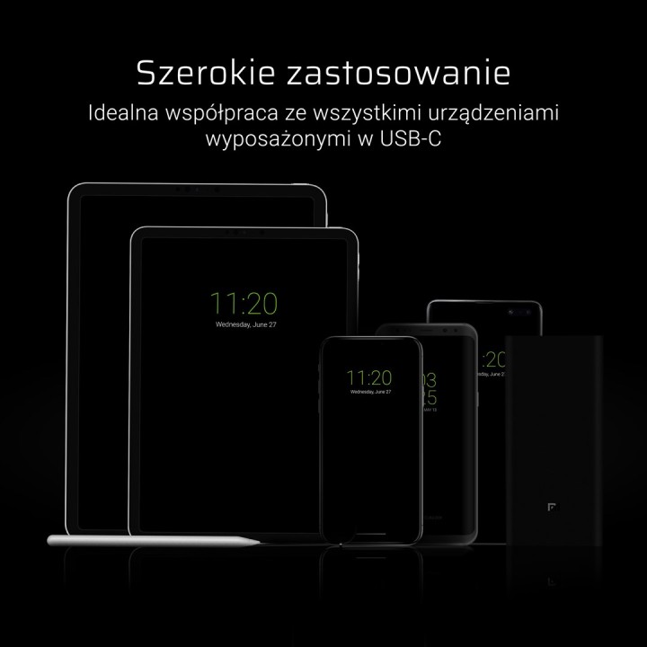 Green Cell KABGC03 USB cavo 0.25 m USB A USB C 0.48 Gbit/s nero