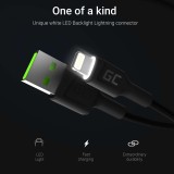 Green Cell KABGC05 cavo lightning 1.2 m nero