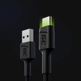 Green Cell KABGC06 USB cavo 1.2 m USB A USB C nero