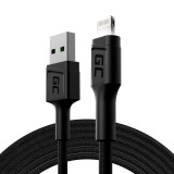 Green Cell KABGC12 cavo lightning 2 m nero