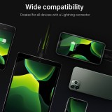 Green Cell KABGC12 cavo lightning 2 m nero