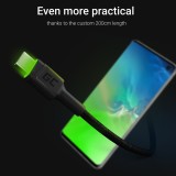 Green Cell KABGC13 USB cavo USB 2.0 2 m USB A USB C 0.48 Gbit/s nero