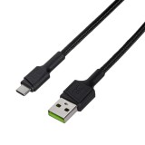 Green Cell KABGC30 USB cavo USB 2.0 1.2 m USB C nero