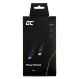 Green Cell KABGC30 USB cavo USB 2.0 1.2 m USB C nero