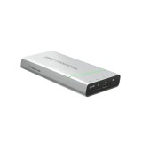 Green Cell PBPLGC20P power bank litio-ione (Li-Ion) 20800 mAh alluminio nero verde grigio chiaro argento