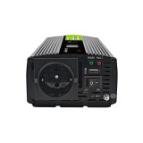 Green Cell PowerInverter LCD 12V 500W/10000W inverter per auto con display - onda sinusoidale pura
