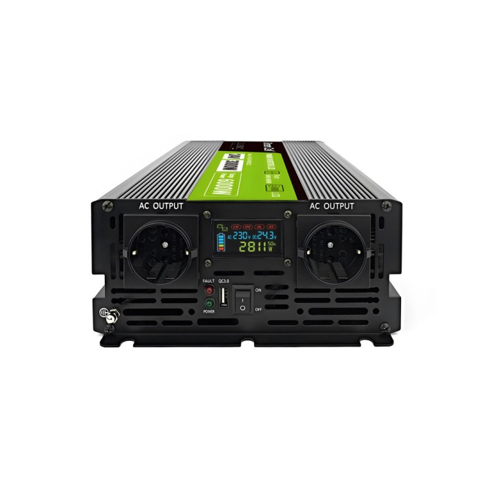Green Cell inverter di tensione PowerInverter LCD 24 V 3000W/60000W inverter per auto con display - onda sinusoidale pura alimen