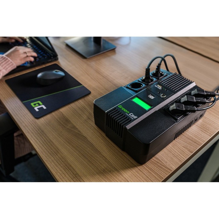 Green Cell UPS06 gruppo di continuità (UPS) Line-Interactive 600 VA 360 W 6 prese AC