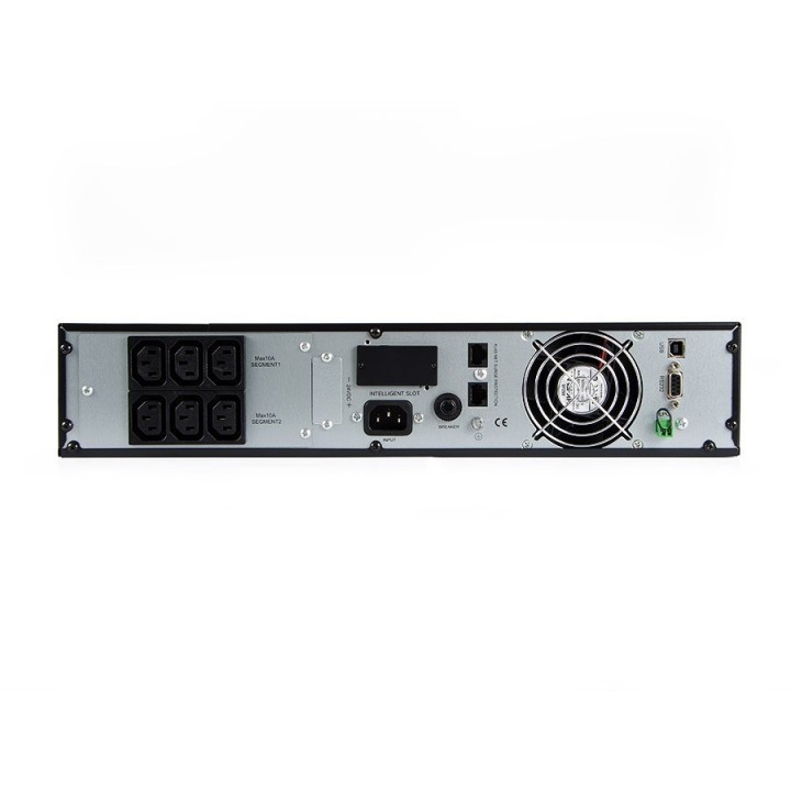 Green Cell UPS13 rack UPS RTII 1000VA 900W con display LCD