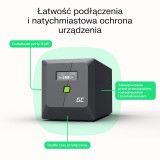 Green Cell gruppo di continuità (UPS) Line-Interactive 1 kVA 600 W 4 prese AC