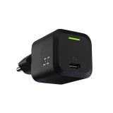 Caricabatteria USB Green Cell PowerGaN 33 W PD 3.0 QC 3.0 1x USB-C nero
