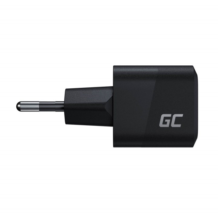 Caricabatteria USB Green Cell PowerGaN 33 W PD 3.0 QC 3.0 1x USB-C nero