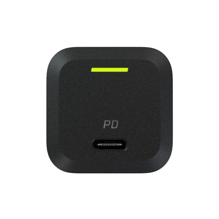 Caricabatteria USB Green Cell PowerGaN 33 W PD 3.0 QC 3.0 1x USB-C nero