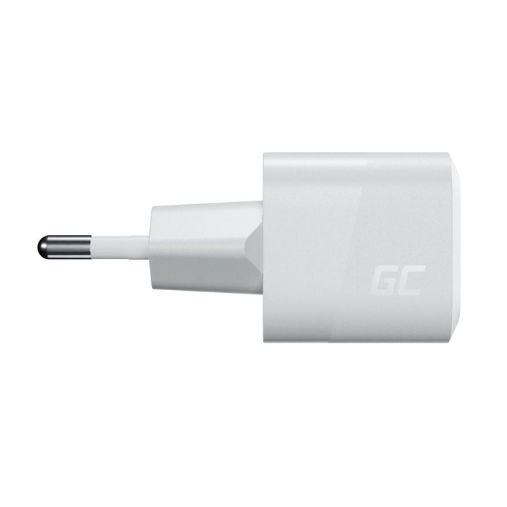 Caricabatteria USB Green Cell PowerGaN 33 W PD 3.0 QC 3.0 1x USB-C bianco